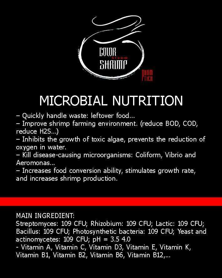 Microbial Nutrition by Color Shrimp Studio